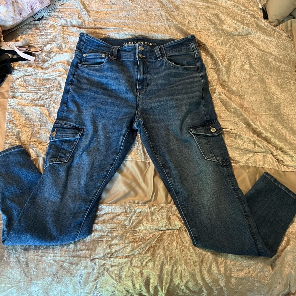 American Eagle High Rise Jegging Size 14